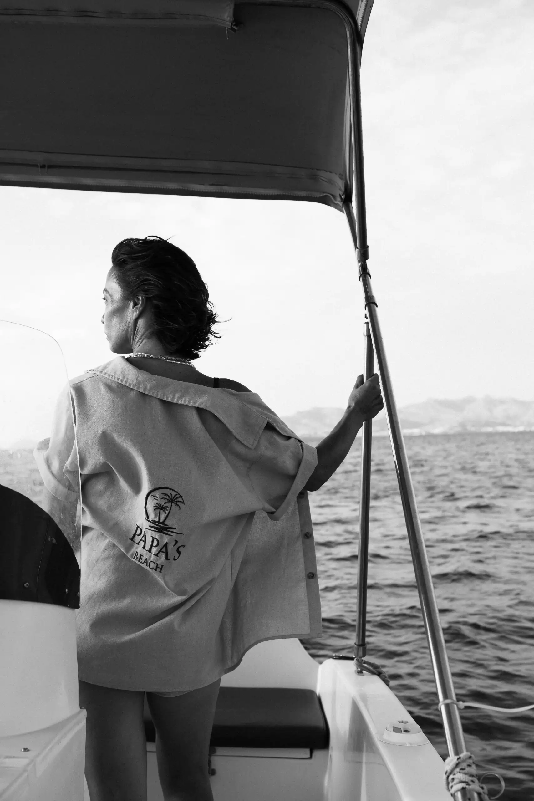 Papas Yachting moment aboard a boat in Kos