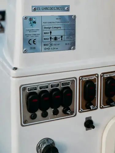 Apollo Boat electrical control panel